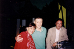 Con Paula de Parma y Pisón. Giardinetto, Barcelona 1999
