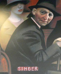 Isaac Bashevis Singer mural