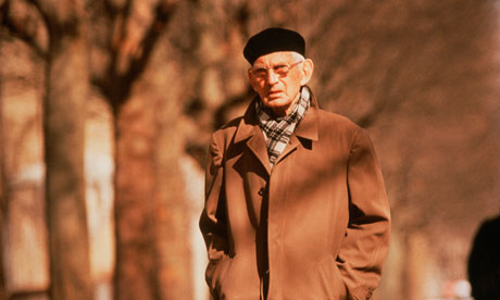 Samuel Beckett walking