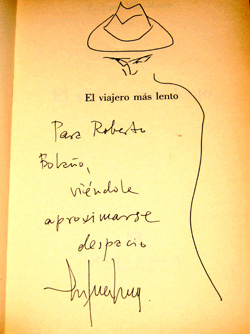 Dedicatoria a Bolaño, Blanes 1999