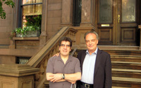 Con Eduardo Lago, Nueva York 2007