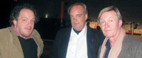 Con Mathias Enard y Jean Echenoz. 15 noviembre 2008, Saint-Nazaire
