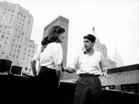 Camilla y Valerio Adami en Nueva York, años 70