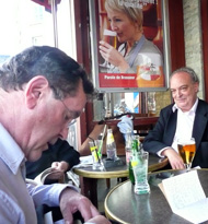 André Gabastou avec Vila-Matas. Paris, juin 2010