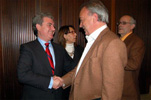 Con César Antonio Molina, Madrid 2008