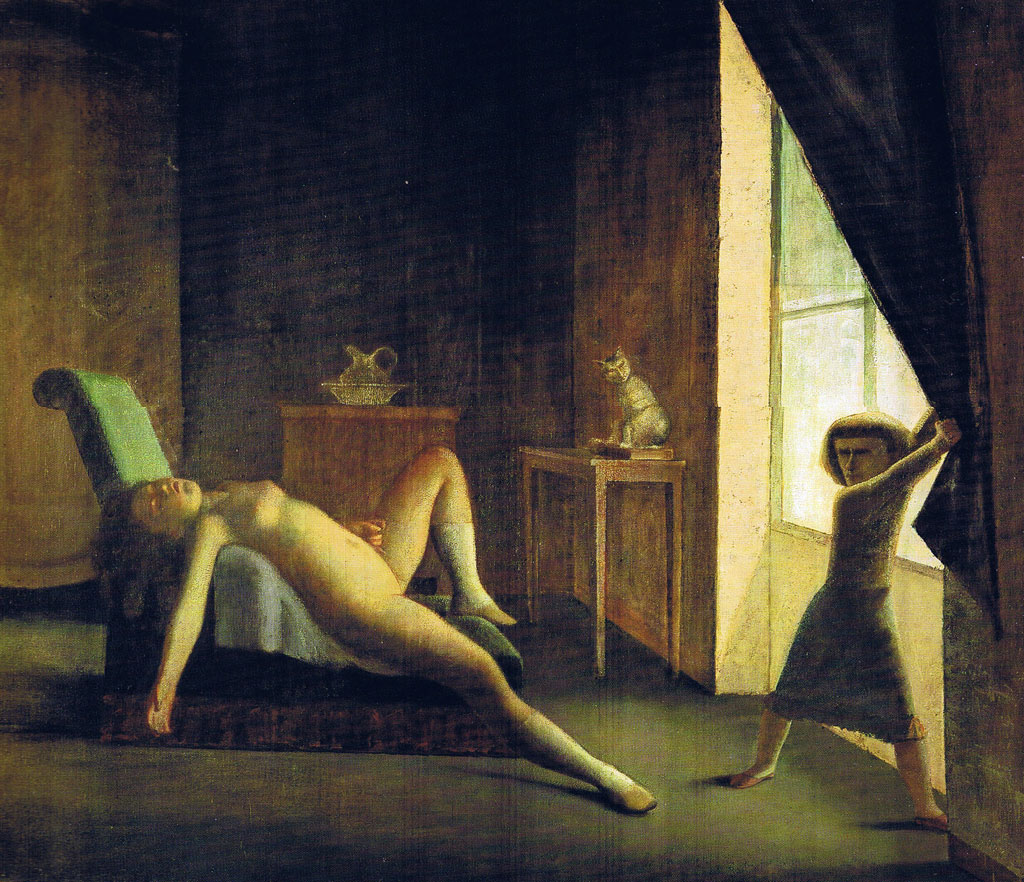 La chambre. Balthus. 1954
