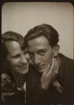 Gala Eluard and Salvador Dali, Photomaton portrait, 1929
