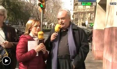 Gemma Nierga y Enrique Vila-Matas recorren las calles que han marcado la vida y la literatura del autor, febrero 2016