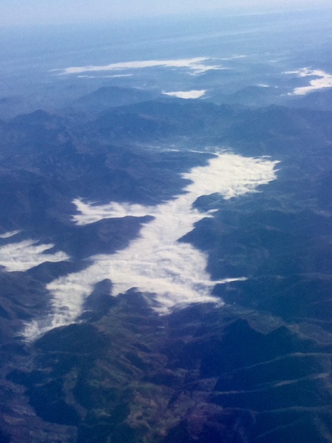 Silueta al dejar Bilbao Silueta al dejar Bilbao
