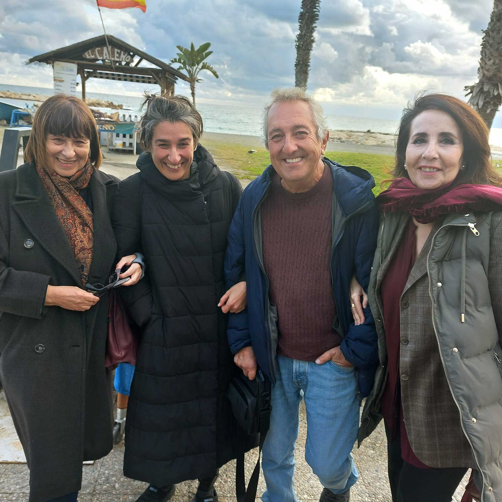 Paula de Parma, Blanca Machuca, Garriga Vela, Luisa Casas. Málaga enero 2023