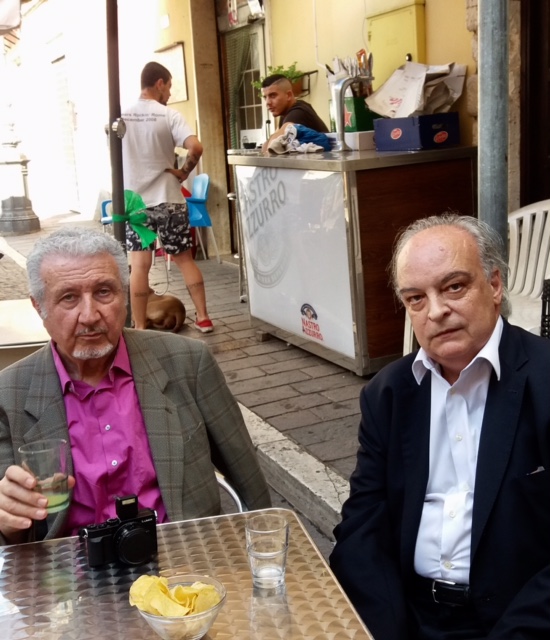 Fiano, 1 de julio. Con Franco Farlasca Fiano, 1 de julio. Con Franco Farlasca