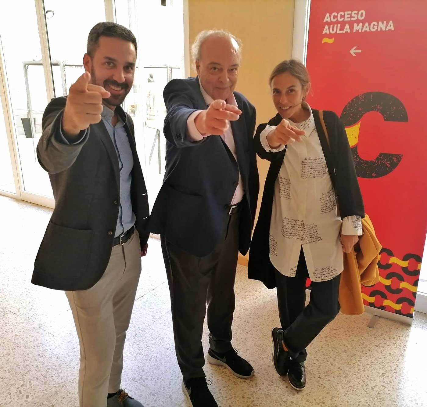 En Cádiz con María Alcantarilla y Javier Vela En Cádiz con María Alcantarilla y Javier Vela