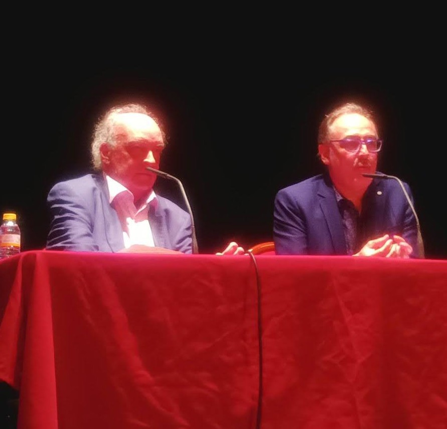 En el Gran Teatro de Elche, con Javier Cebrián En el Gran Teatro de Elche, con Javier Cebrián