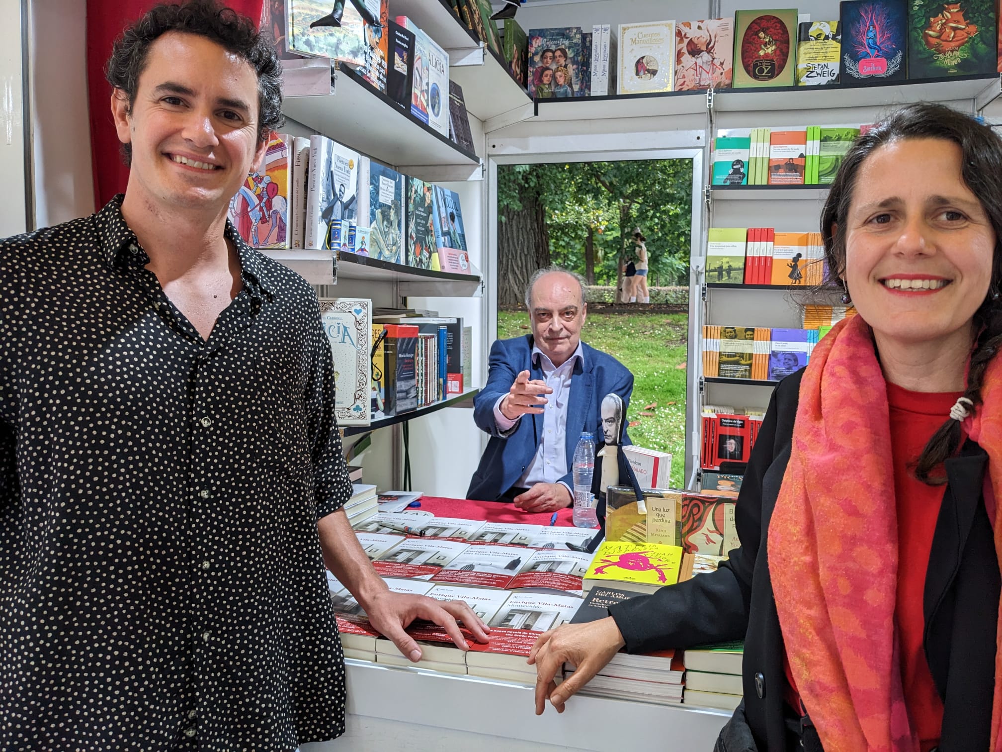 Mario Aznar, Isabel Verdú en visita a la Feria Mario Aznar, Isabel Verdú en visita a la Feria