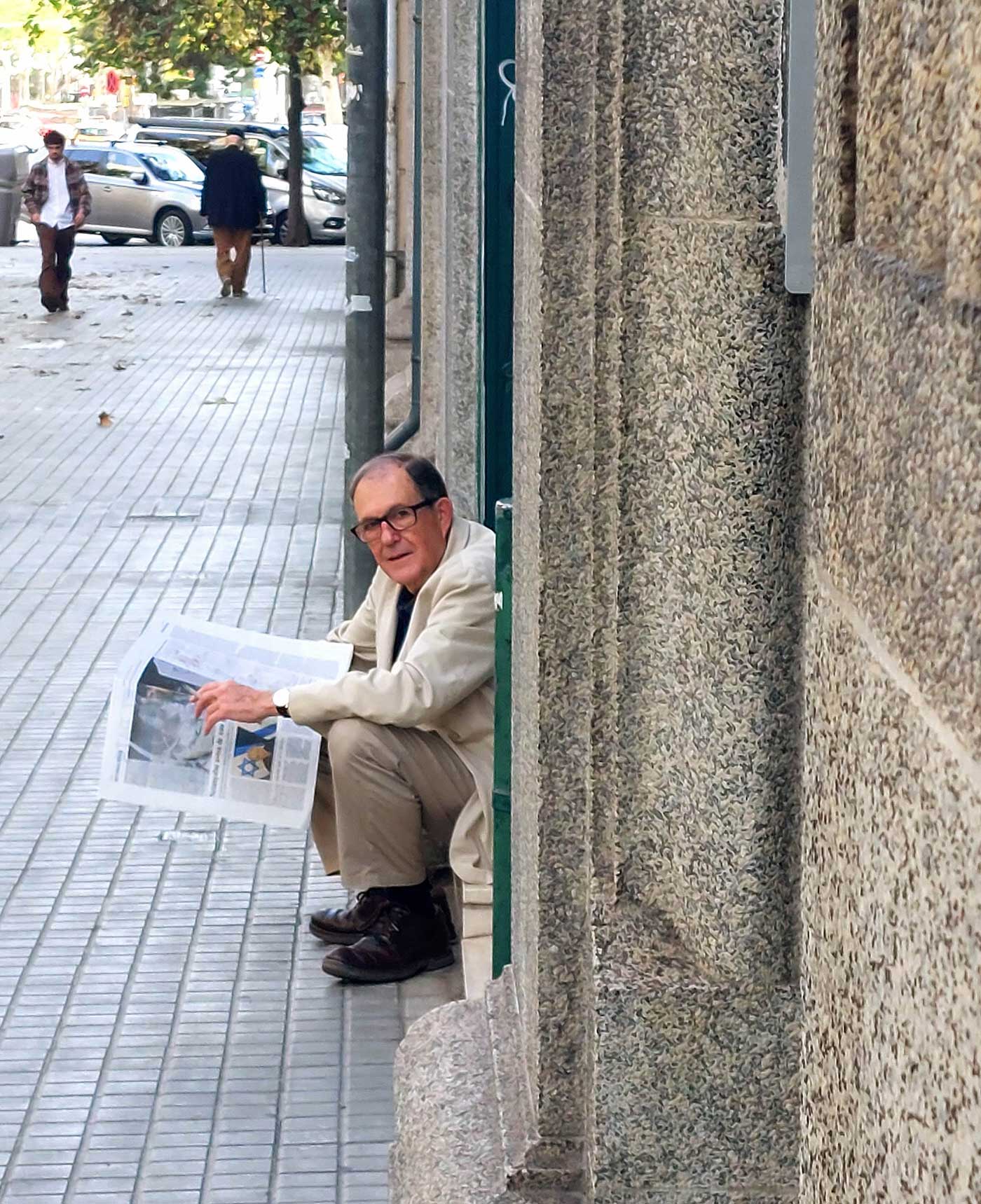 El lector en la calle. Jordi Llovet El lector en la calle. Jordi Llovet