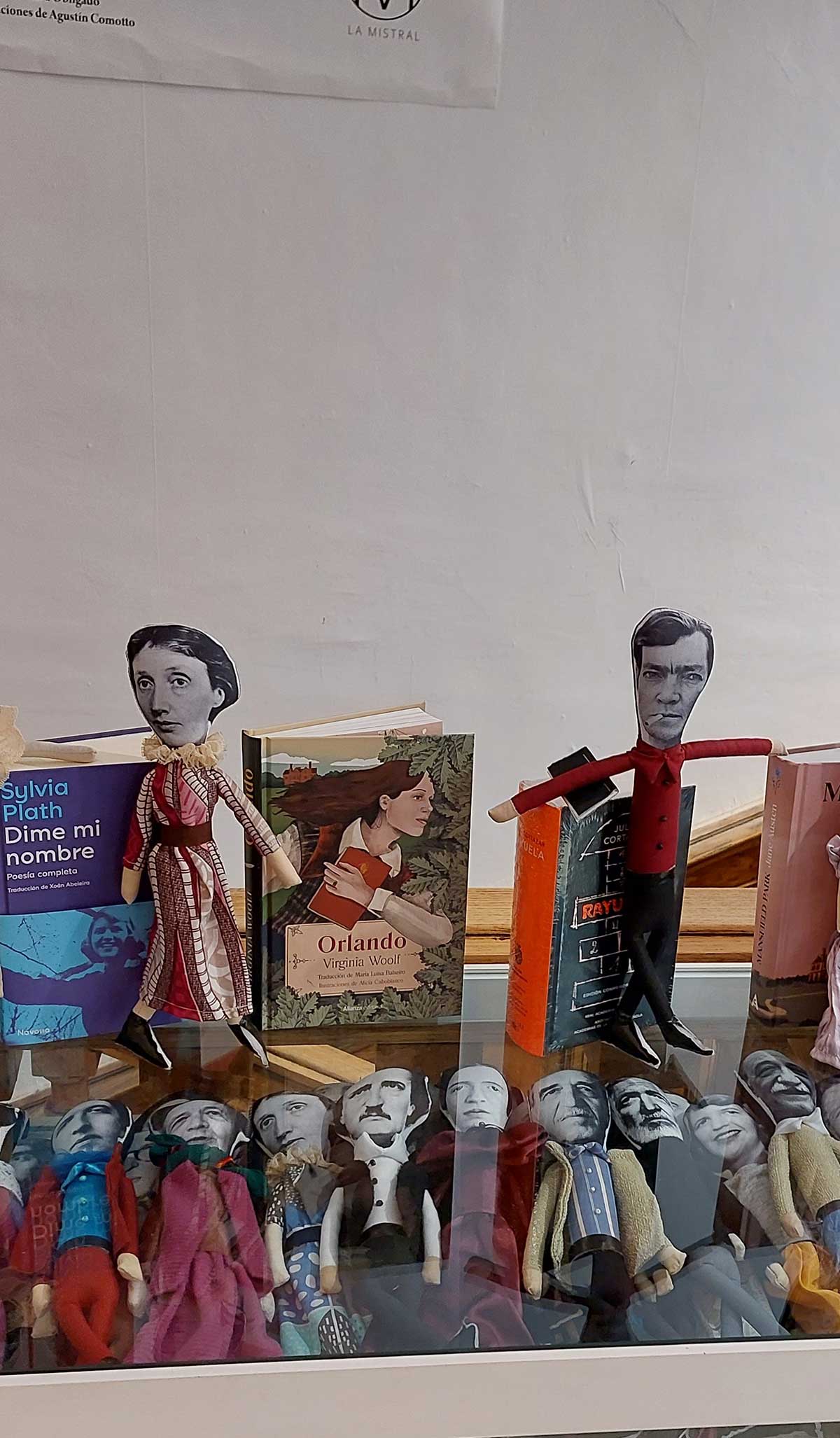 Cortázar y Virginia Woolf en La Mistral Cortázar y Virginia Woolf en La Mistral