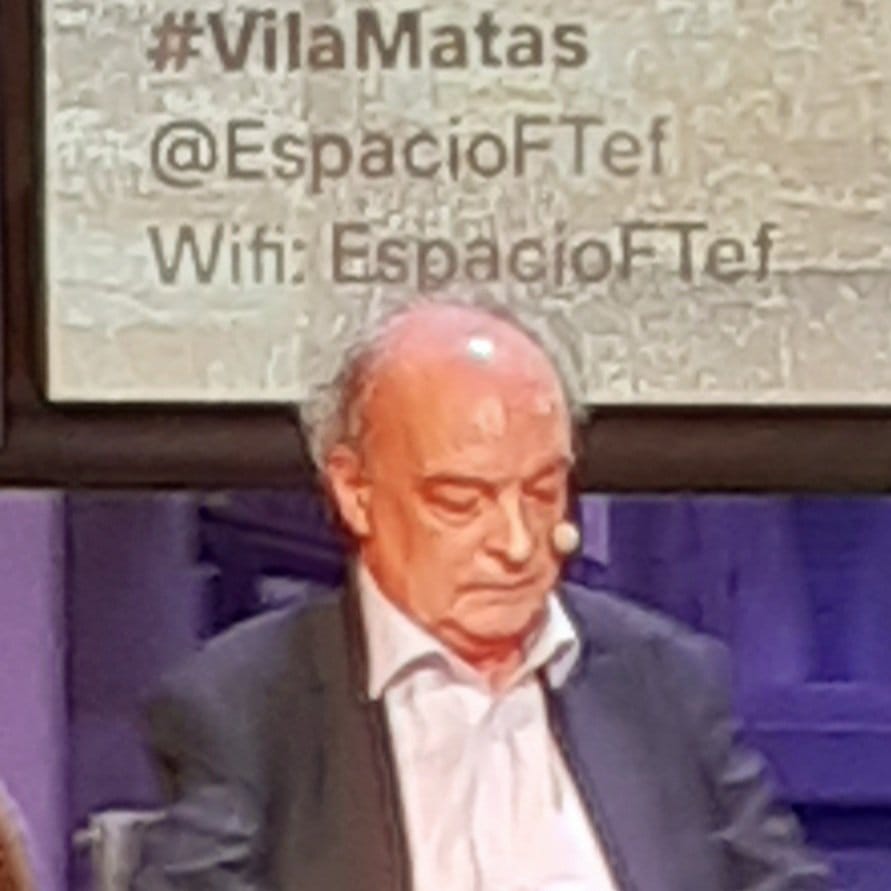 Vila-Matas en Espacio Fundación Telefónica Vila-Matas en Espacio Fundación Telefónica