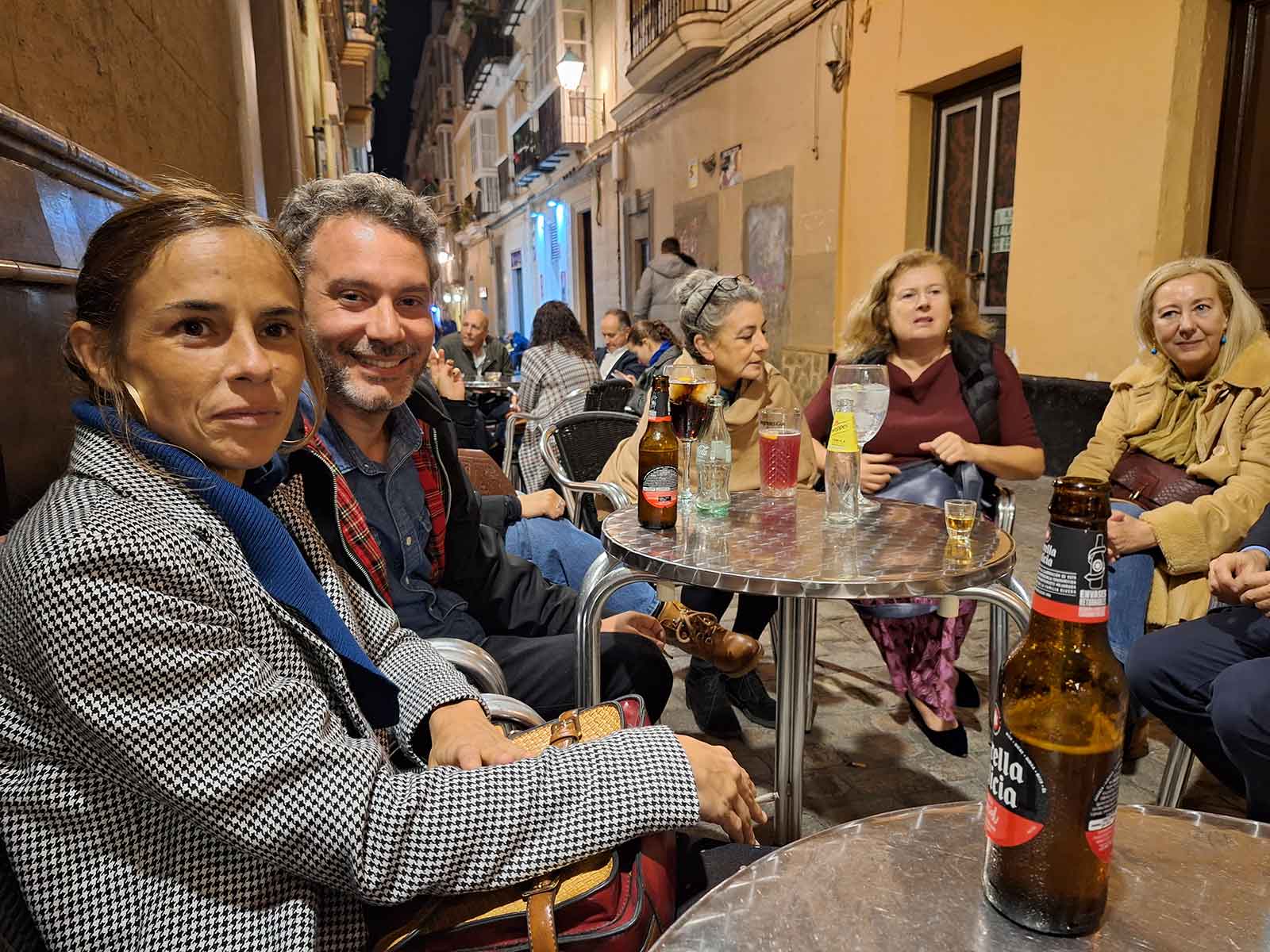 Cádiz. La poeta María Alcantarilla en primer plano Cádiz. La poeta María Alcantarilla en primer plano